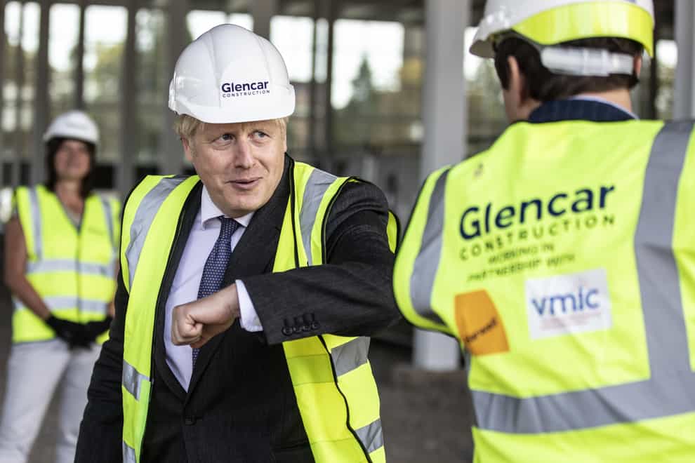 Boris Johnson visits VMIC