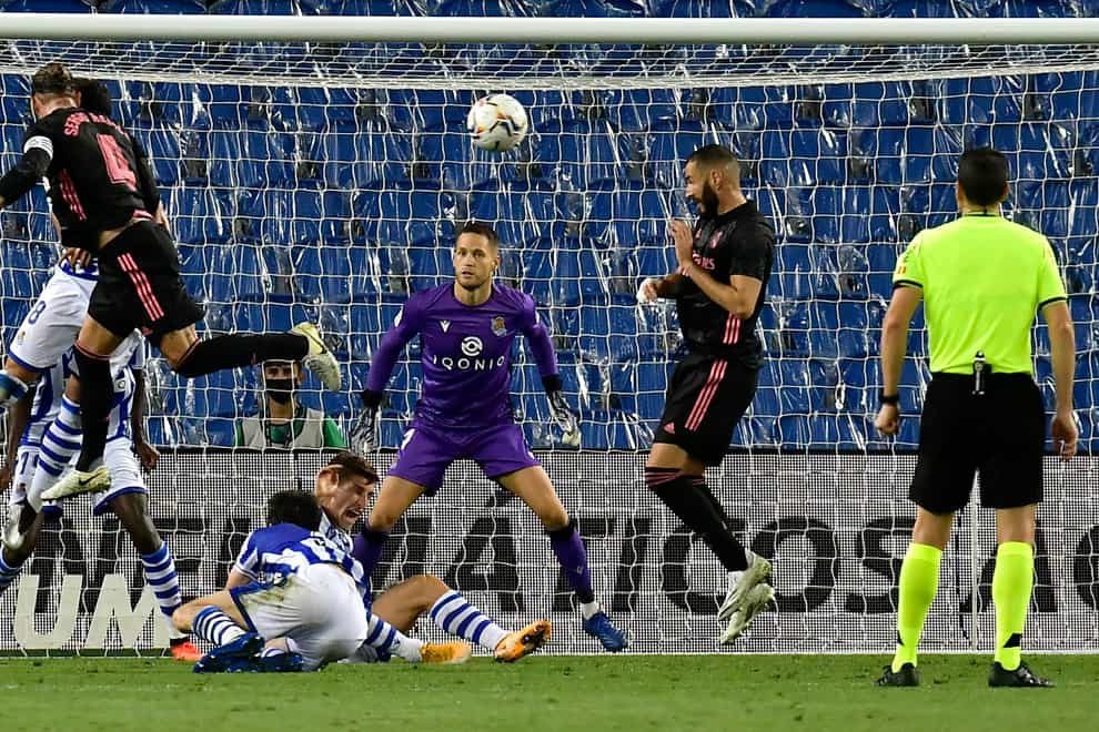 Real Madrid were held to a goalless draw at Real Sociedad in the first match of their LaLiga title defence