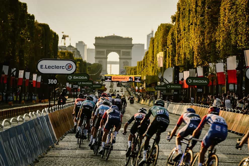 The Champs Elysees in Paris marked the end of the 21-stage race