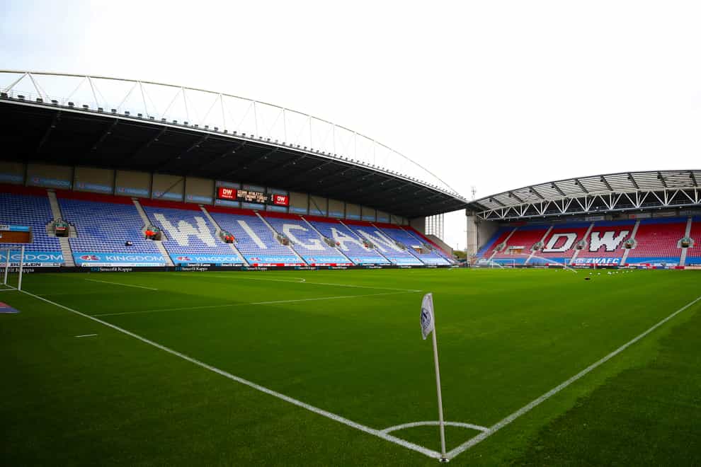 One of the principal bidders for Wigan has withdrawn their offer, according to the club's administrators (Tim Goode/PA)