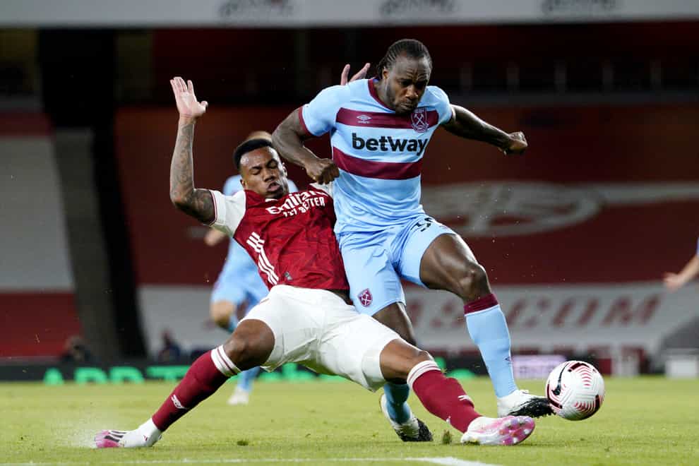 Michail Antonio, right, has called on West Ham to add an extra clinical edge