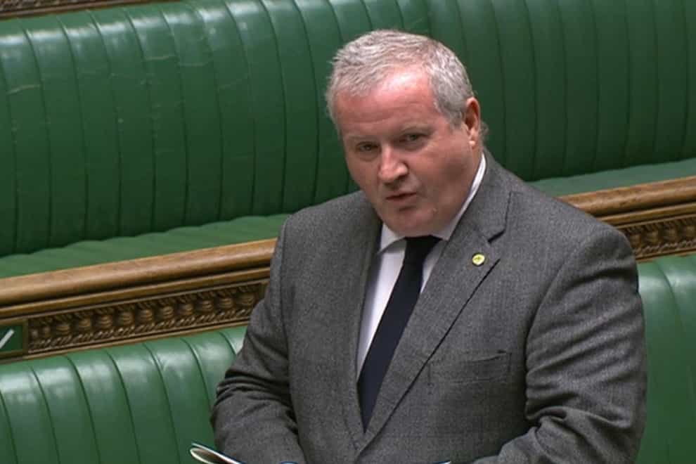 SNP Westminster leader Ian Blackford speaks during Prime Minister’s Questions