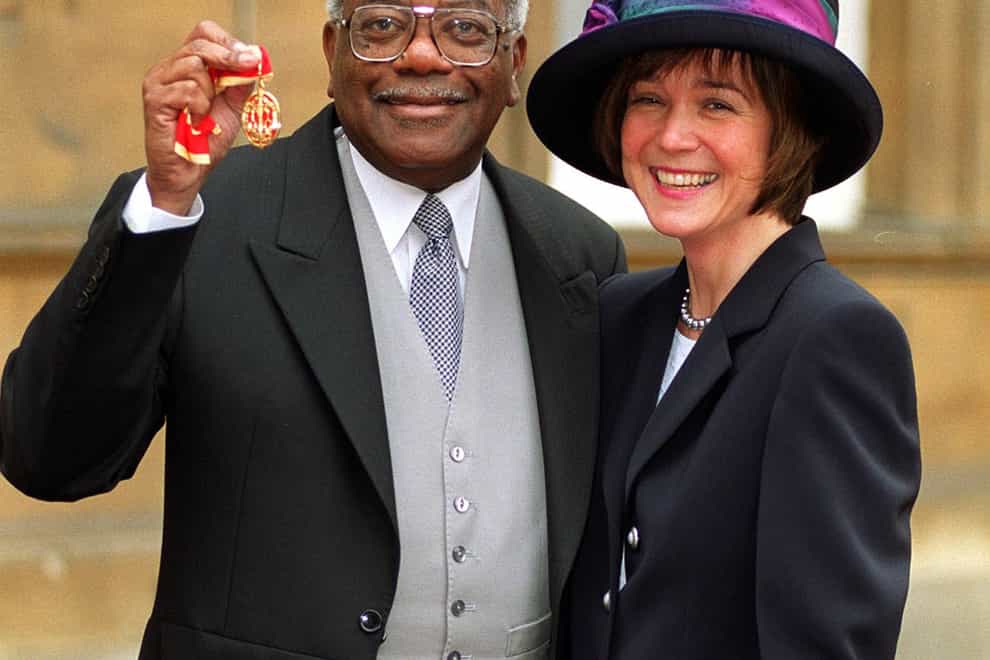 McDonald with Josephine, his wife of 34 years