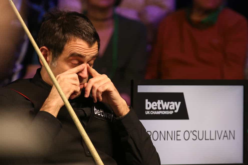 Ronnie O’Sullivan was knocked out in the second round of the European Masters by teenager Aaron Hill