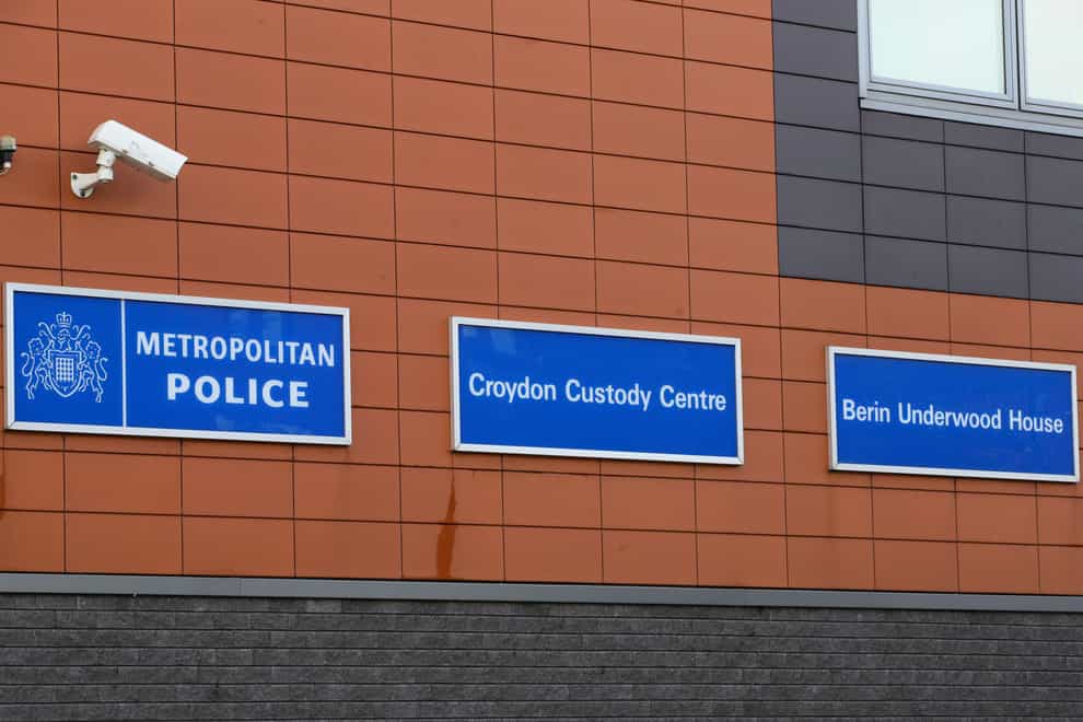 Croydon Custody Centre in south London where a police officer was shot by a man who was being detained in the early hours of Friday morning (Aaron Chown/PA)