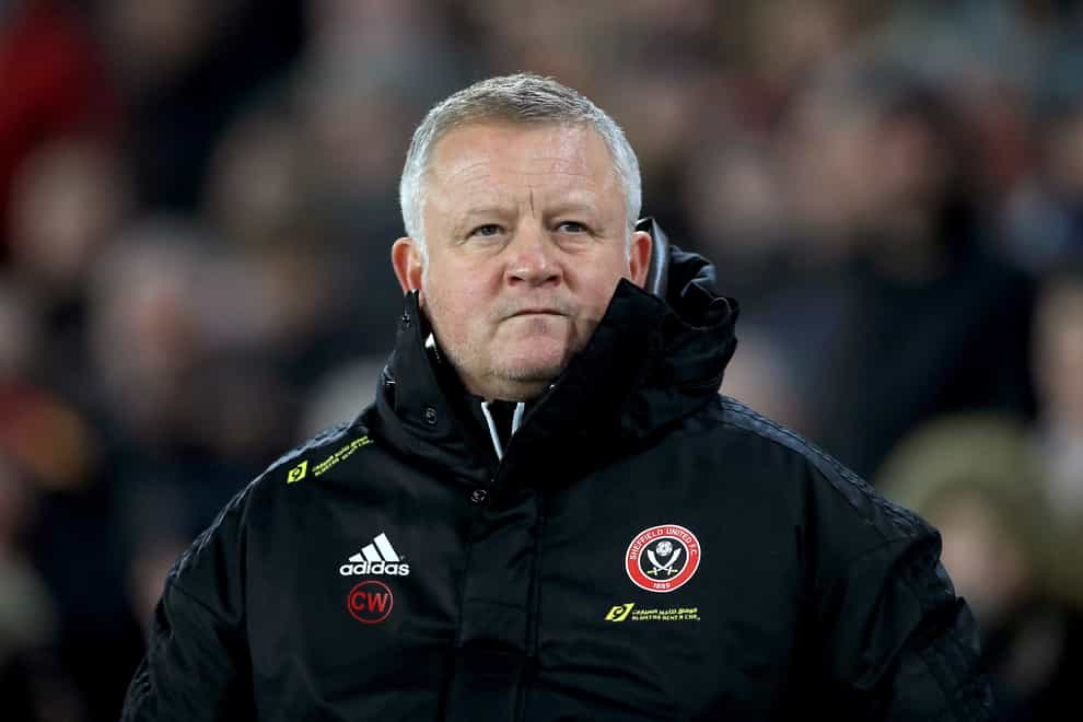 Chris Wilder has backed calls for the Premier League to provide financial support to lower league clubs (Mike Egerton/PA)