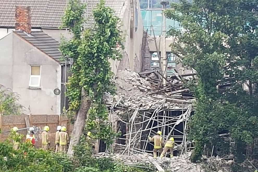 Cardiff building collapse