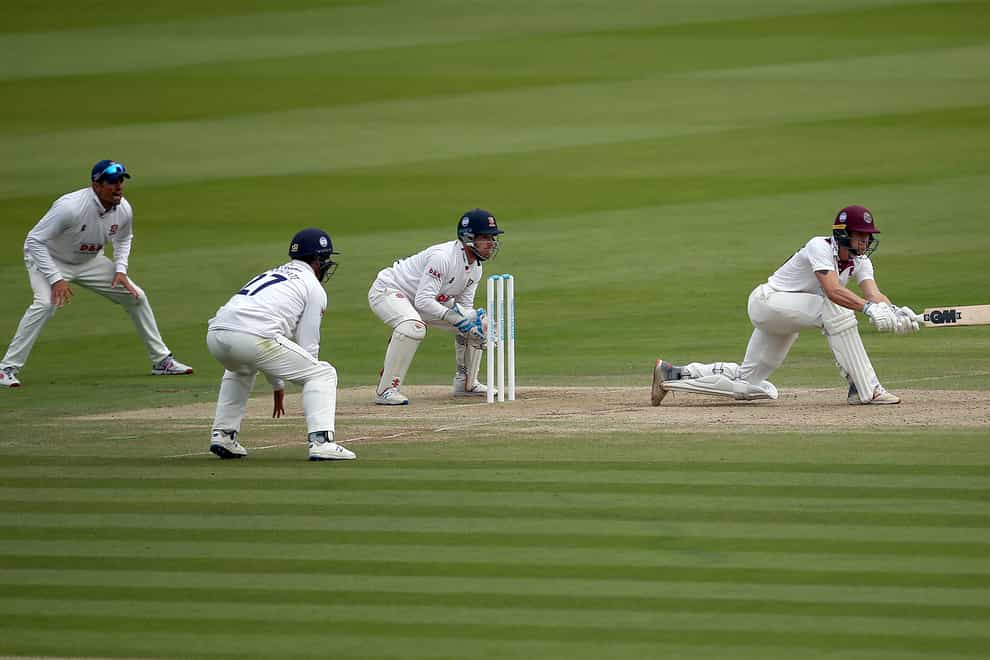 Tom Lammonby led Somerset's second-innings charge at Lord's