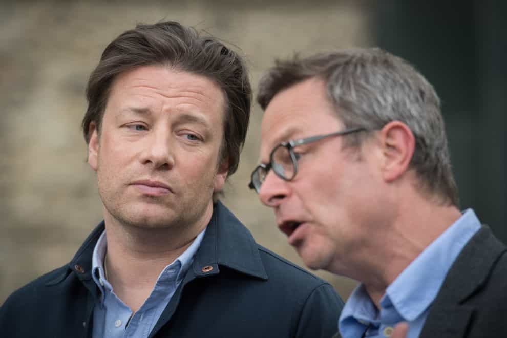 Jamie Oliver and Hugh Fearnley-Whittingstall