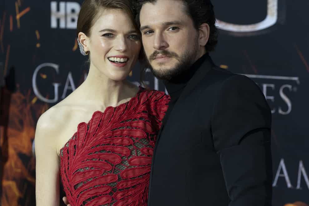 Leslie and Harington met on the set of Game of Thrones