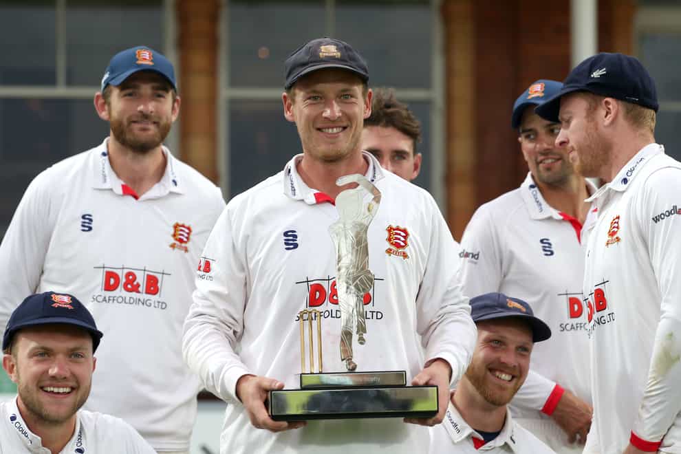 Tom Westley lifted the Bob Willis Trophy at Lord's