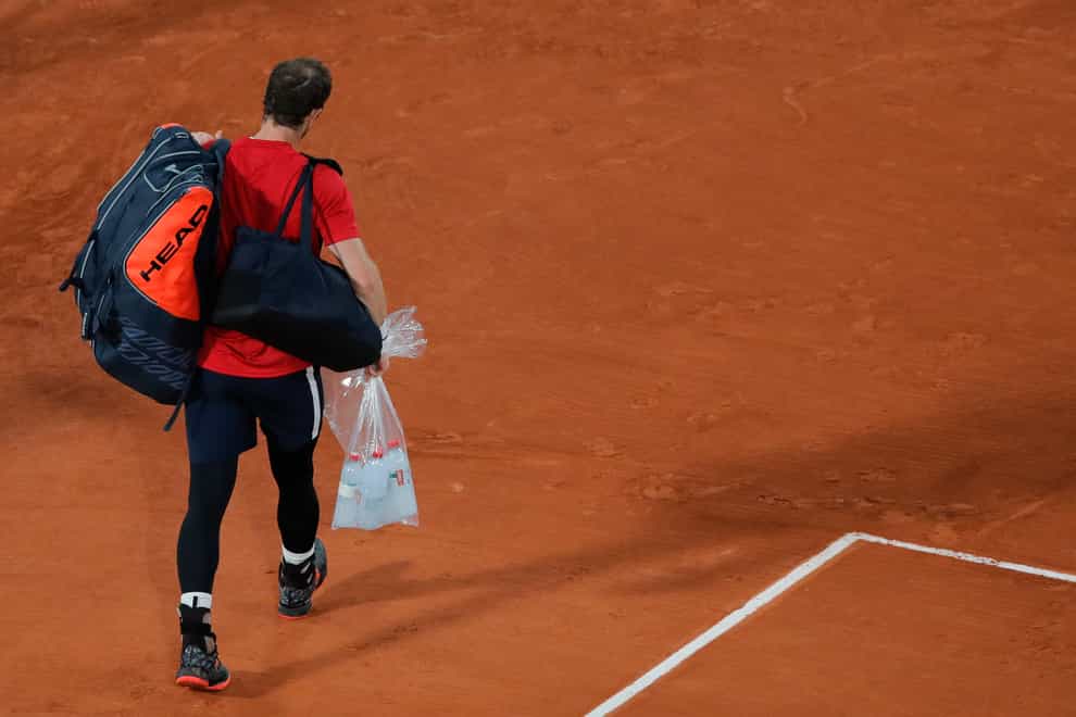 Andy Murray's French Open ended on the first day