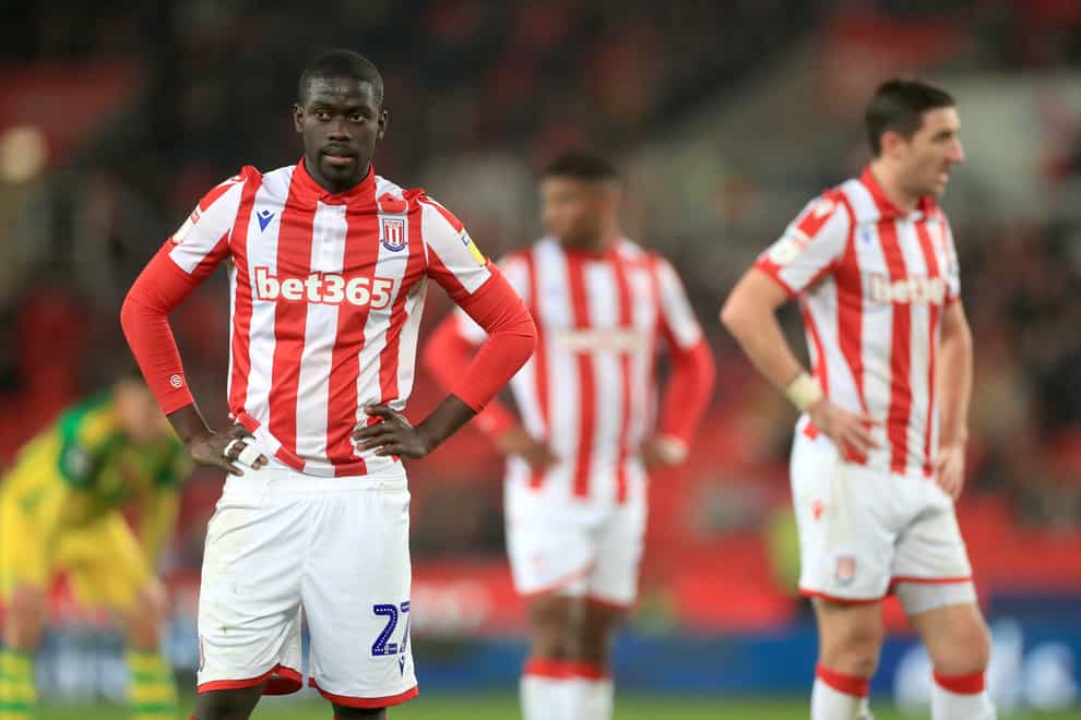 Badou Ndiaye, left, has made only 27 appearances in two years for Stoke