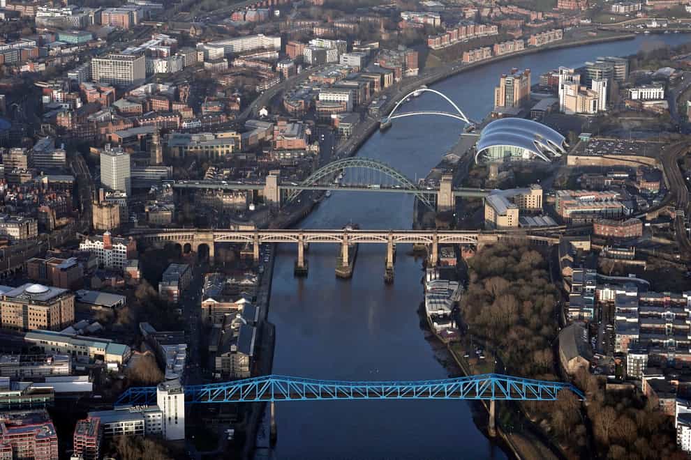 Newcastle from above