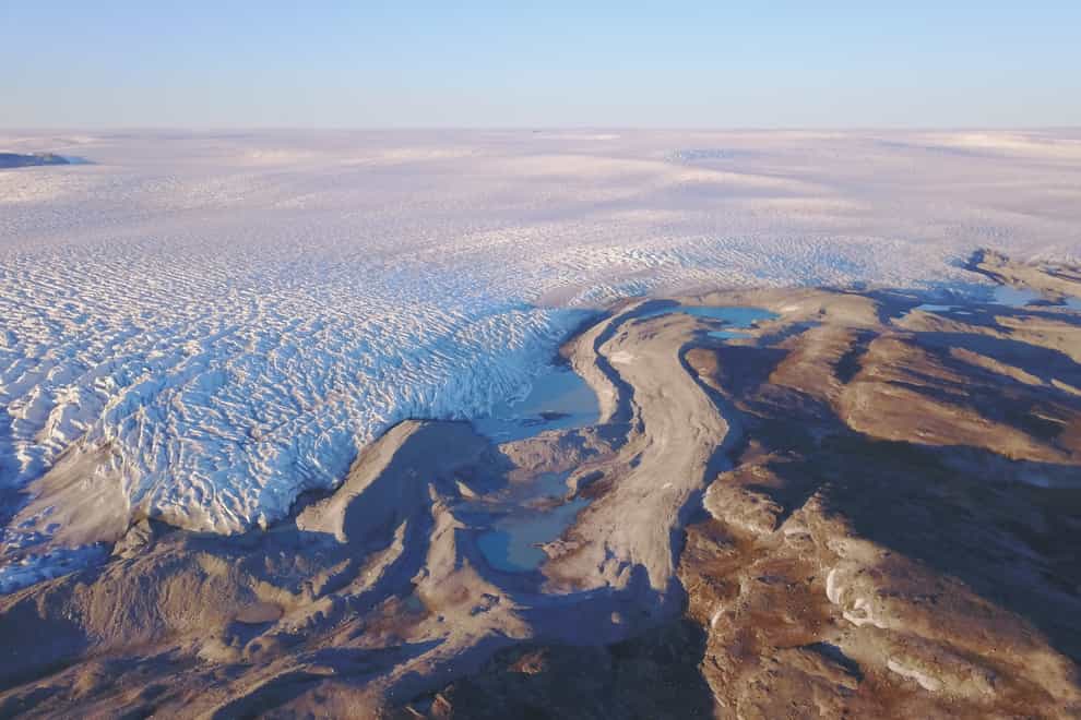 The edge of the Greenland ice sheet