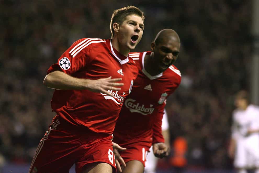 Steven Gerrard and Ryan Babel were team-mates at Liverpool