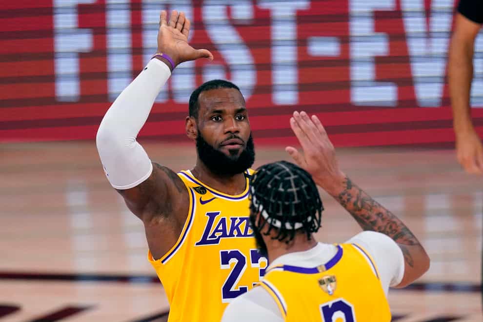 LeBron James and Anthony Davis led the Los Angeles Lakers to a game one victory