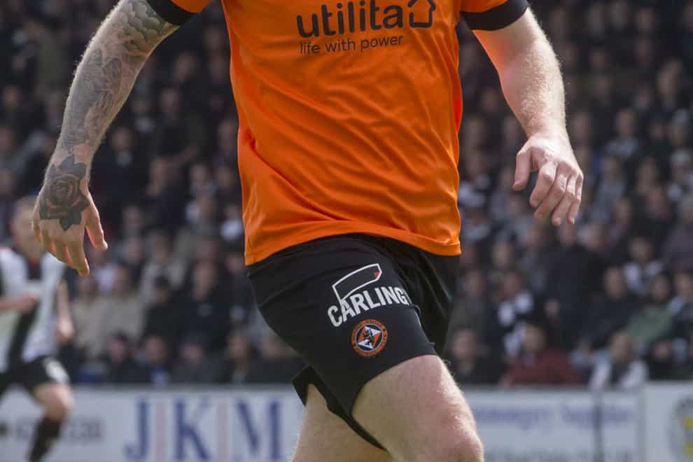 Dundee United’s Mark Connolly has been given a suspended two-game ban