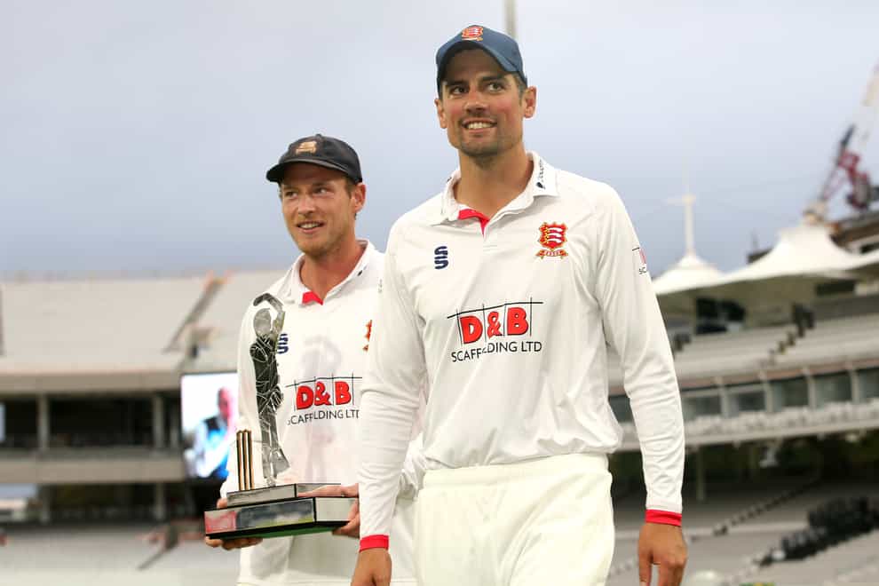 Sir Alastair Cook (right) has been named in the PCA's team of the year.