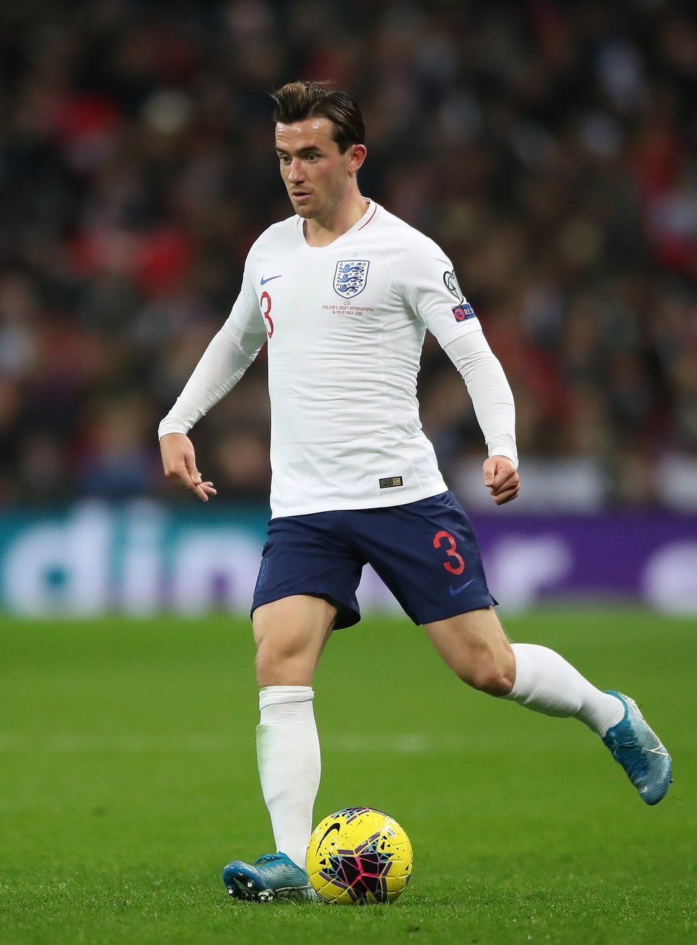 Ben Chilwell, pictured, revealed a conversation he had about Chelsea with his former boss at Leicester Brendan Rodgers