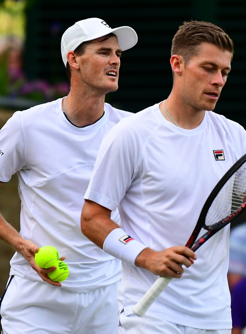 Jamie Murray, left, and Neal Skupski are having a great run in Paris