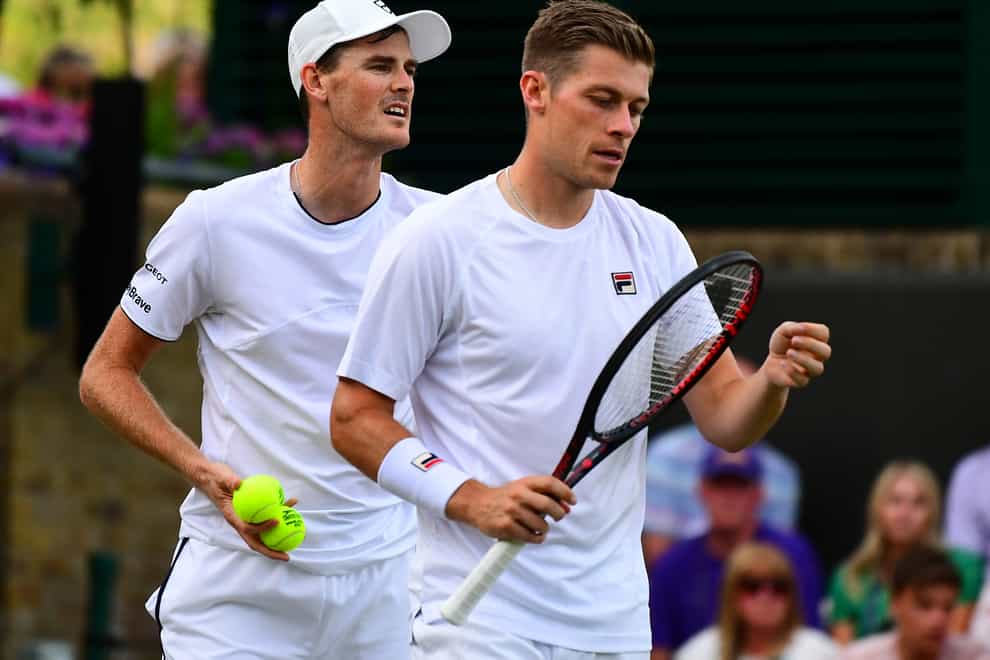 Jamie Murray, left, and Neal Skupski are having a great run in Paris