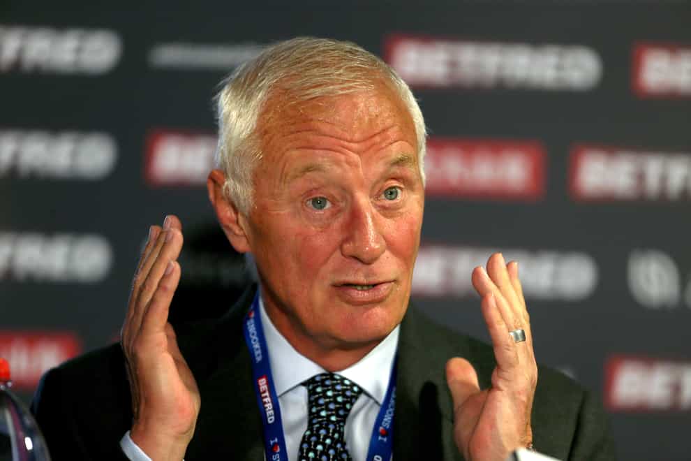 Barry Hearn has tested positive for coronavirus but is asymptomatic (Richard Sellers/PA)