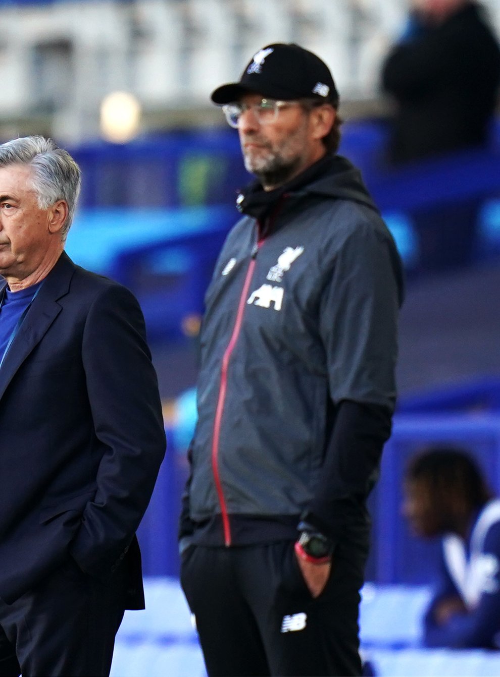 Carlo Ancelotti's Everton take on Jurgen Klopp's Liverpool after the international break
