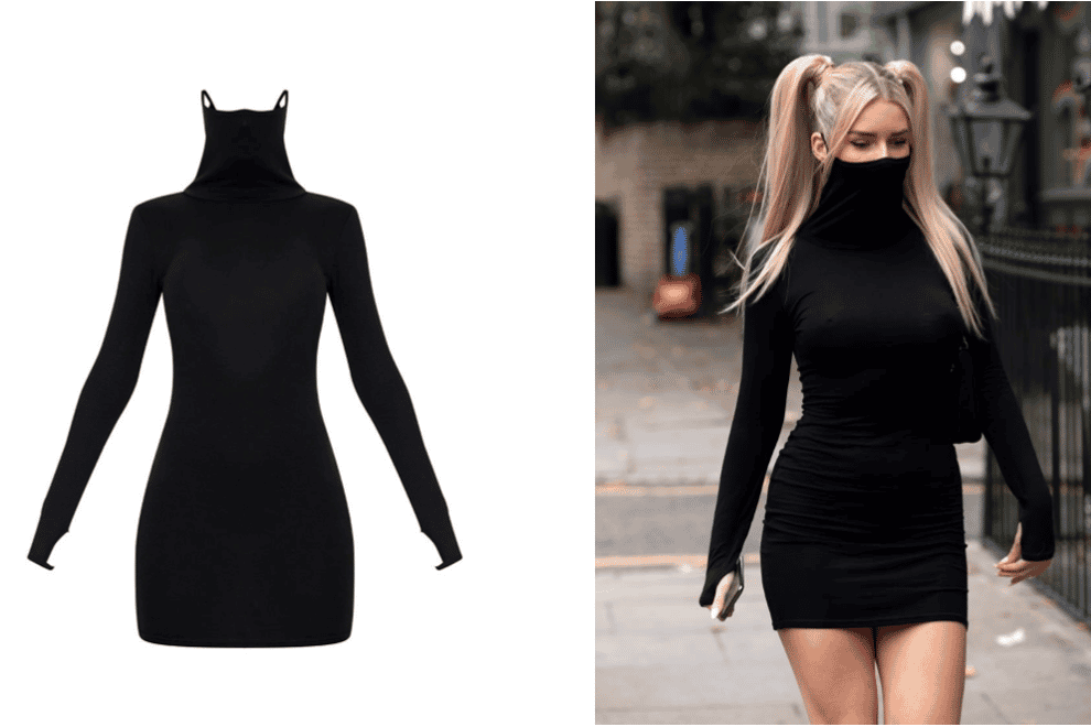Retailer PrettyLittleThing releases dress with built-in face mask
