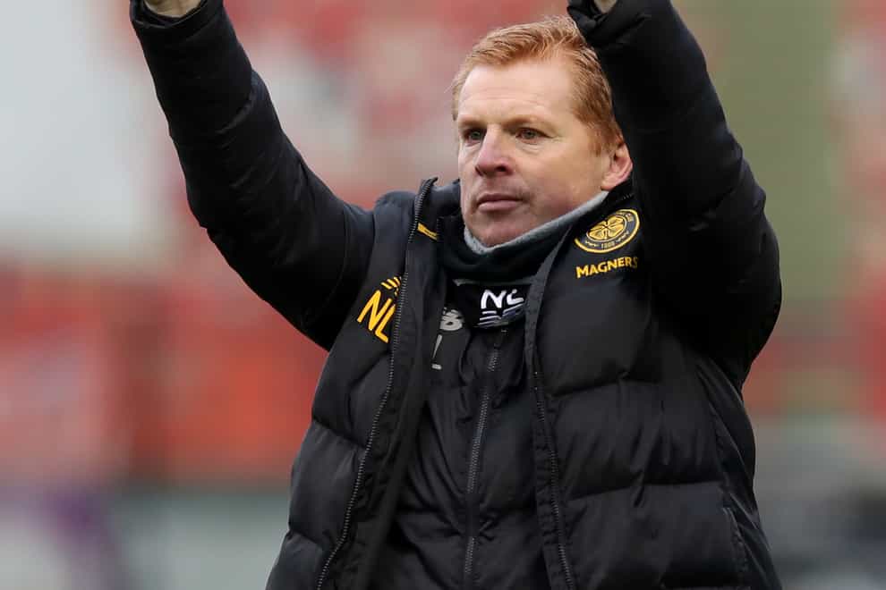 Celtic manager Neil Lennon is manager of the month