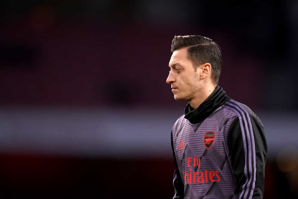 Mesut Ozil has been left out of Arsenal's Europa League squad