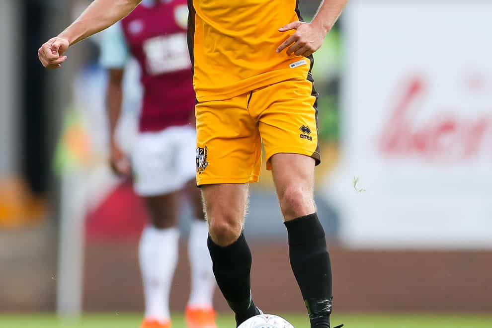 James Gibbons came off injured in Port Vale's EFL Trophy match against Wigan (Barrington Coombs/PA).