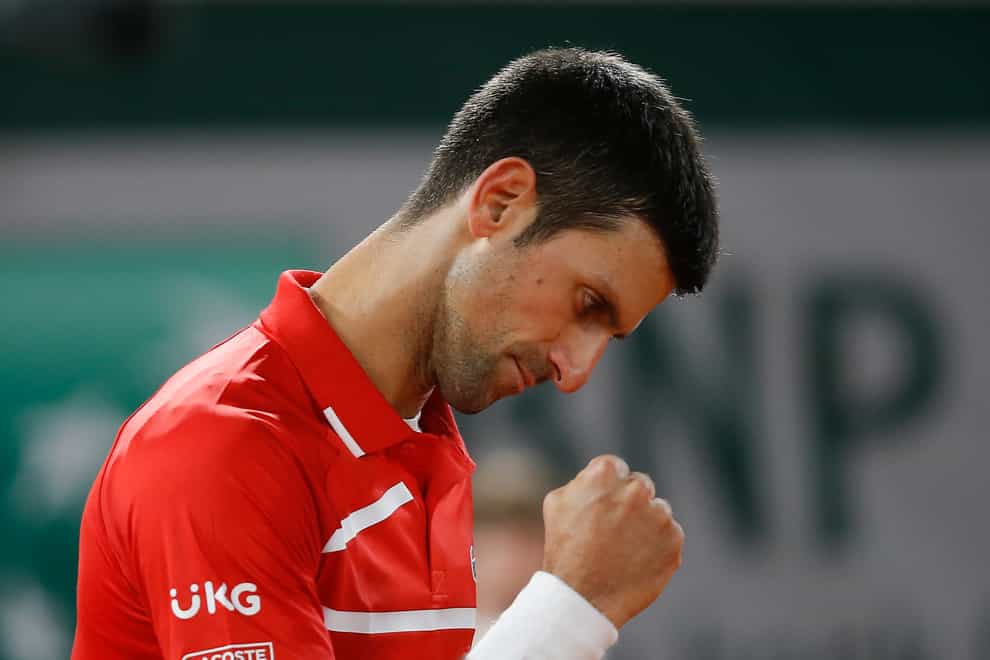 Novak Djokovic is through to his fifth French Open final