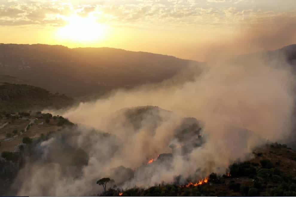 Lebanon wildfires