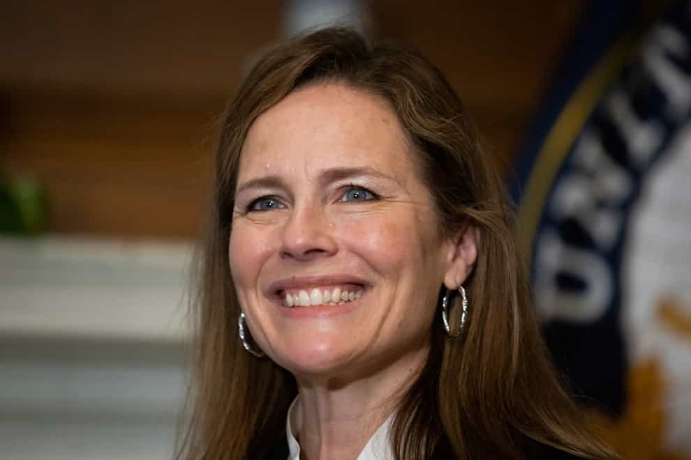 Supreme Court nominee Judge Amy Coney Barrett (Graeme Jennings/AP)