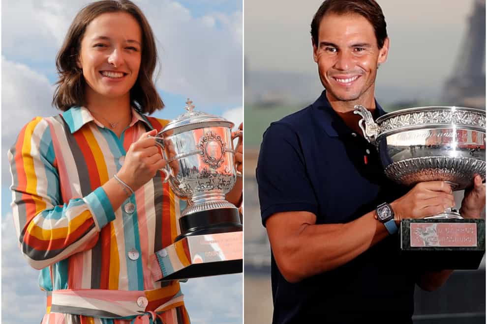 Iga Swiatek and Rafael Nadal won the French Open title this weekend (
