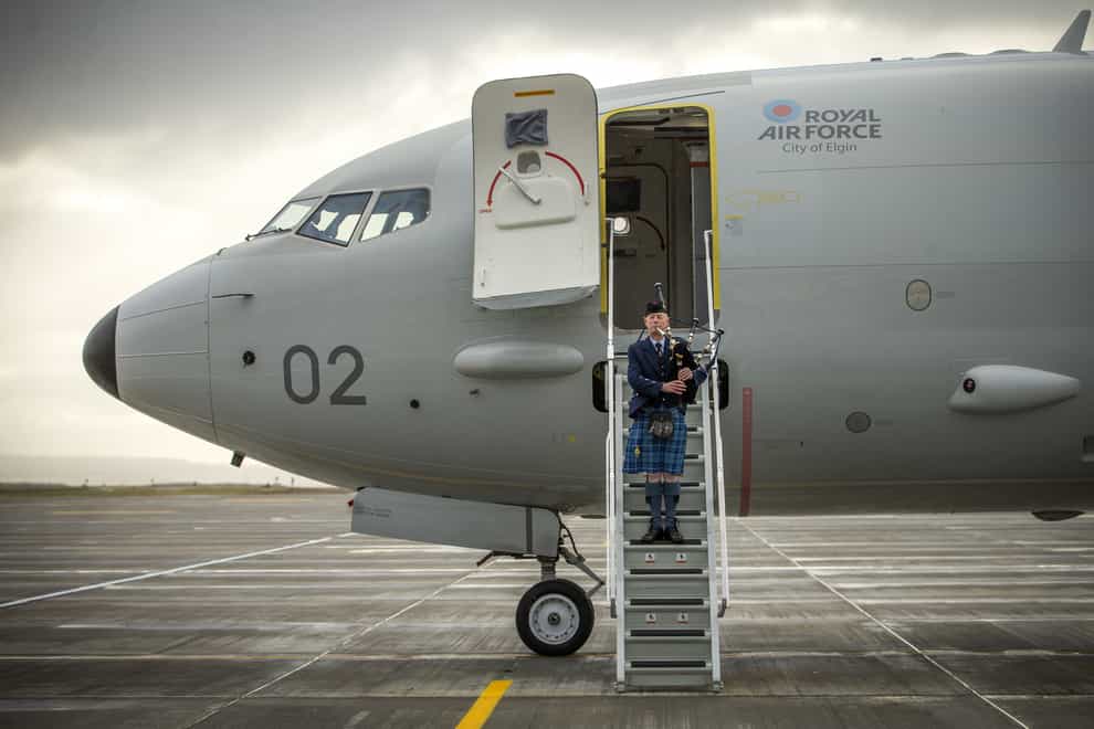 Poseidon MRA1 arrives at RAF Lossiemouth