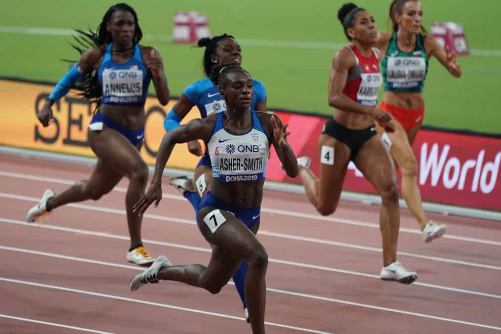 Dina Asher-Smith said she was ‘relieved’ by Tokyo 2020 postponement
