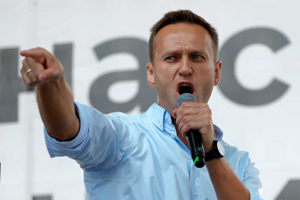 Russian opposition activist Alexei Navalny (Pavel Golovkin/AP)