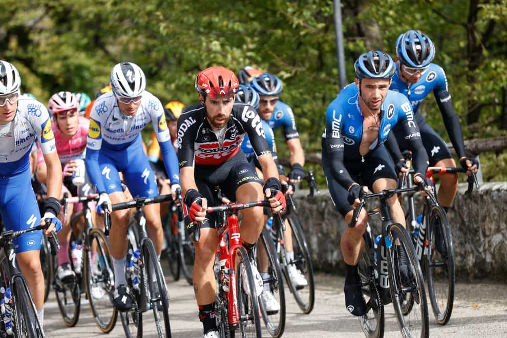 De Gendt (centre) has ridden both the Tour de France and Giro d’Italia