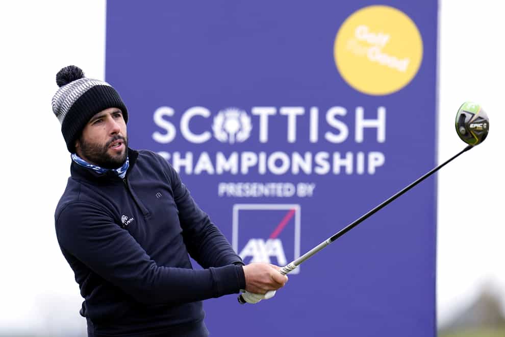 Adrian Otaegui has some breathing room atop the Scottish Championship leaderboard (Kenny Smith/PA)