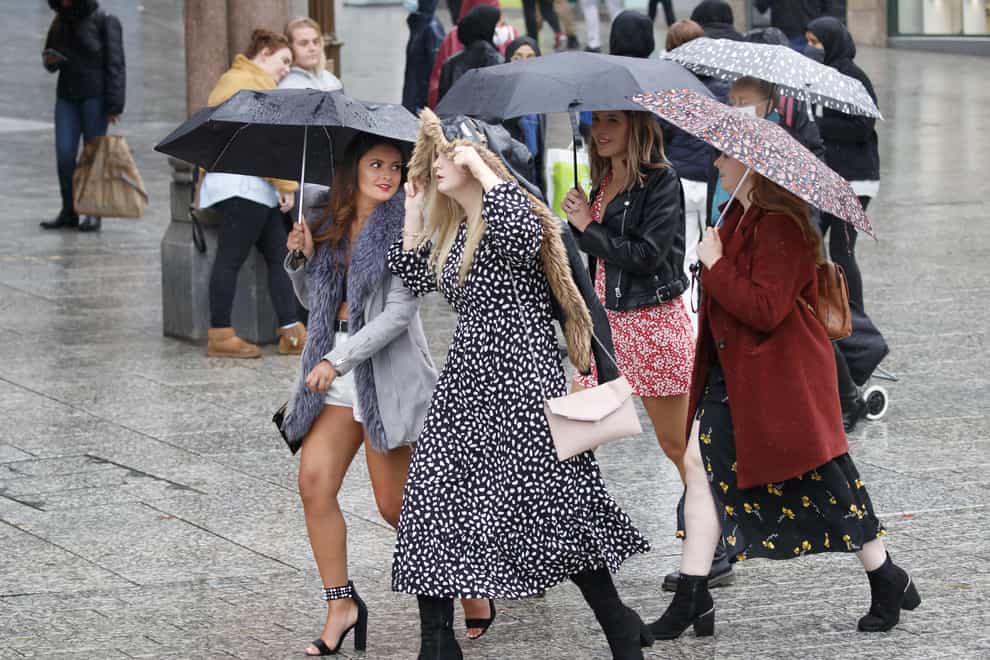Saturday October 3 was the wettest day on record for the UK (Danny Lawson/PA)