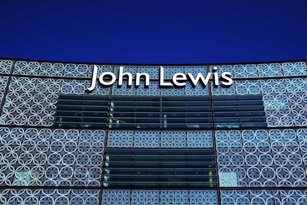 A John Lewis store sign
