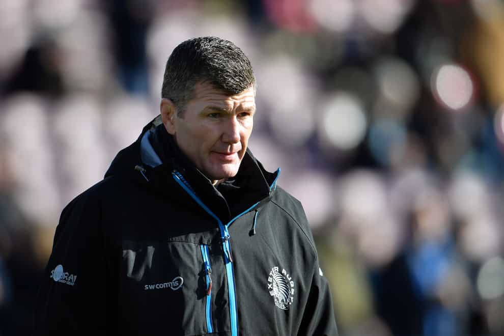 Exeter rugby director Rob Baxter will oversee the club's first appearance in a European final