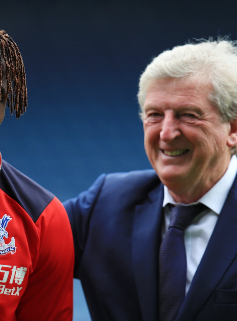Roy Hodgson has always maintained an open dialogue with Wilfried Zaha