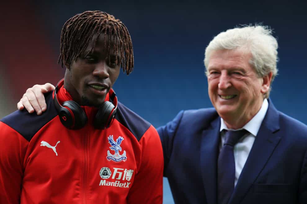 Roy Hodgson has always maintained an open dialogue with Wilfried Zaha