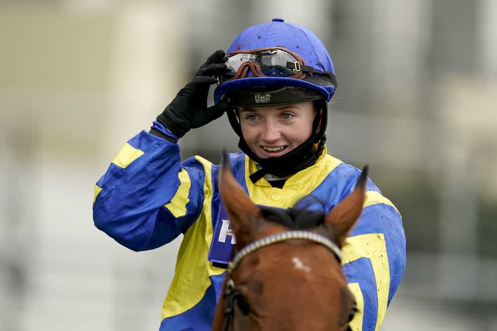 Trueshan and Hollie Doyle after winning the Qipco British Champions Long Distance Cup at Ascot