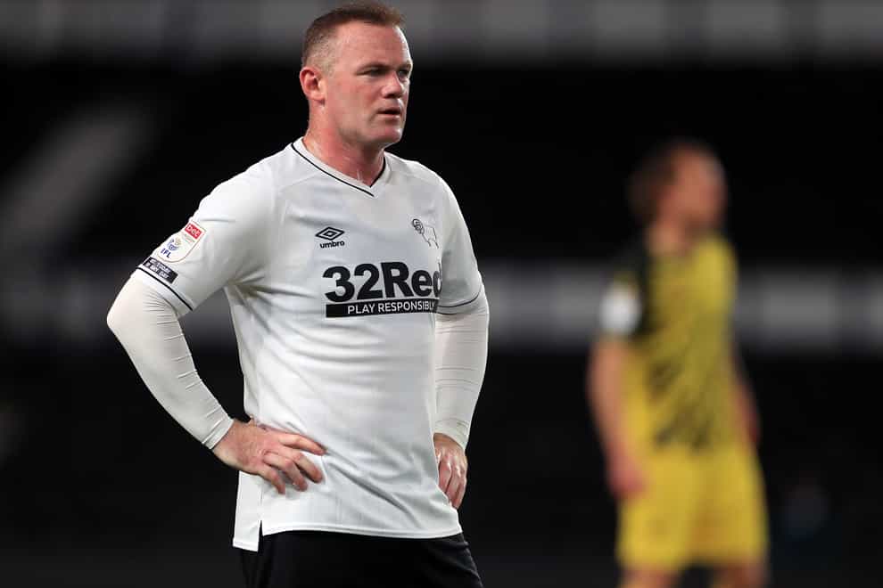 Wayne Rooney could miss three Derby matches despite returning a negative Covid-19 test result