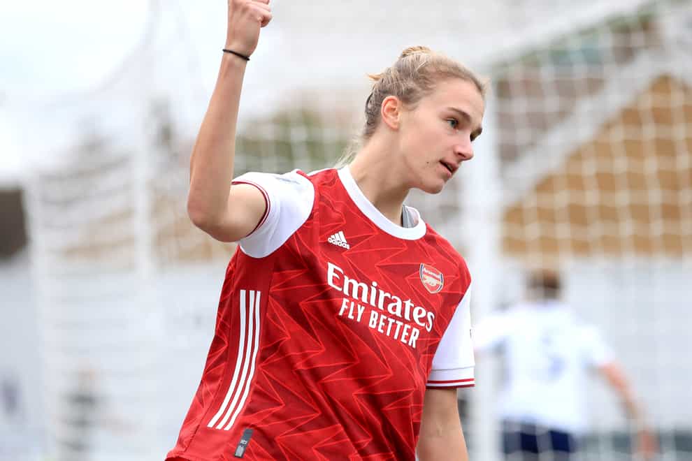 Arsenal’s Vivianne Miedema has scored a record 52 WSL goals in 50 appearances (Adam Davy/PA).