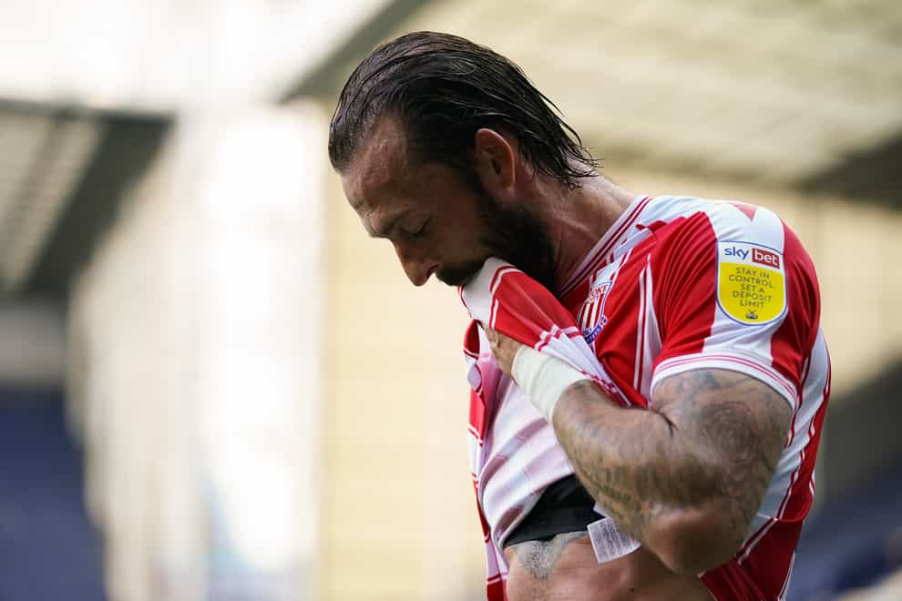 Steven Fletcher was forced off with an injury in Stoke's win at Luton at the weekend.